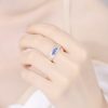 Tibetan Copper Blue Lotus Enlightenment Ring Tibetan Copper Blue Lotus Enlightenment Ring