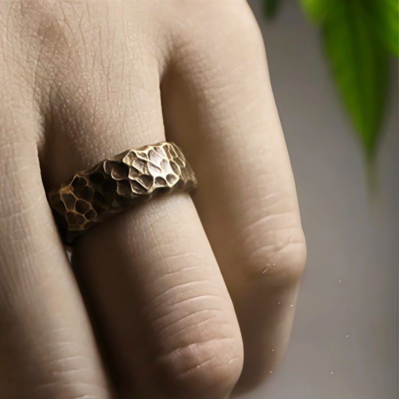Tibetan Copper Brass Luck Ring Tibetan Copper Brass Luck Ring