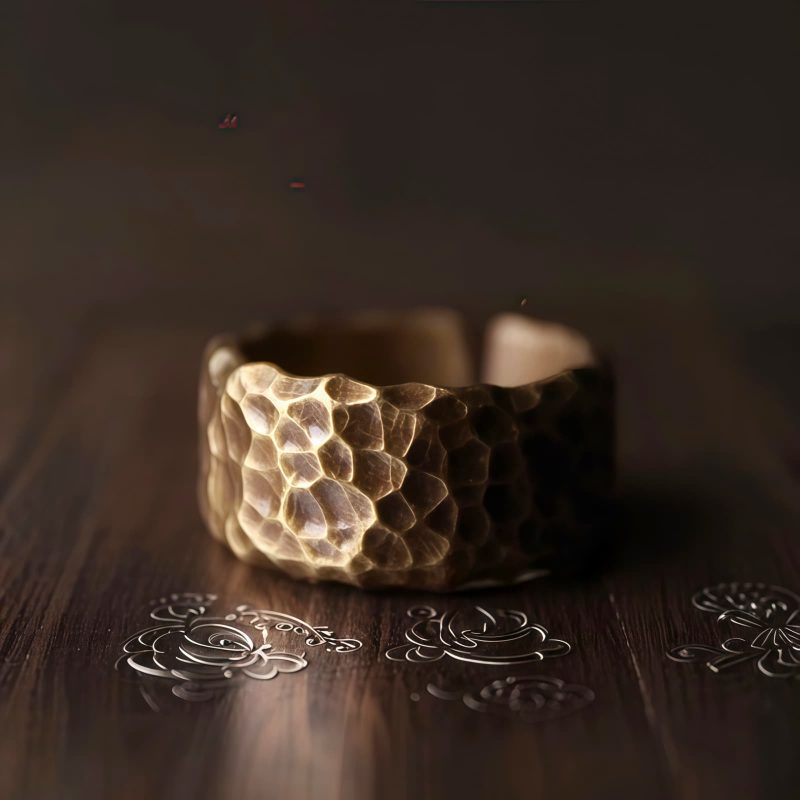 Tibetan Copper Brass Luck Ring Tibetan Copper Brass Luck Ring