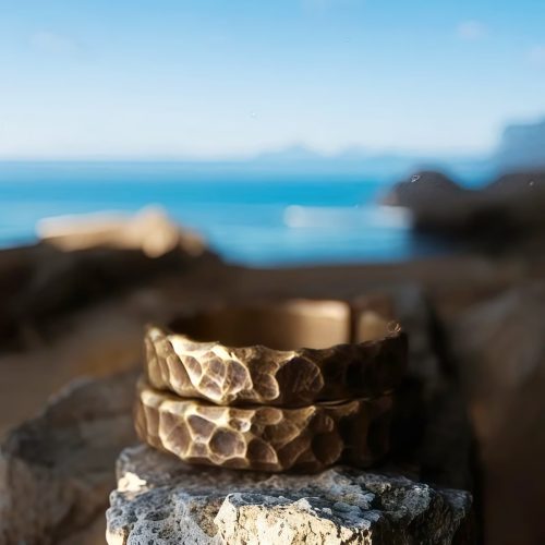 Anillo Tibetano de la Suerte en Cobre y Latón
