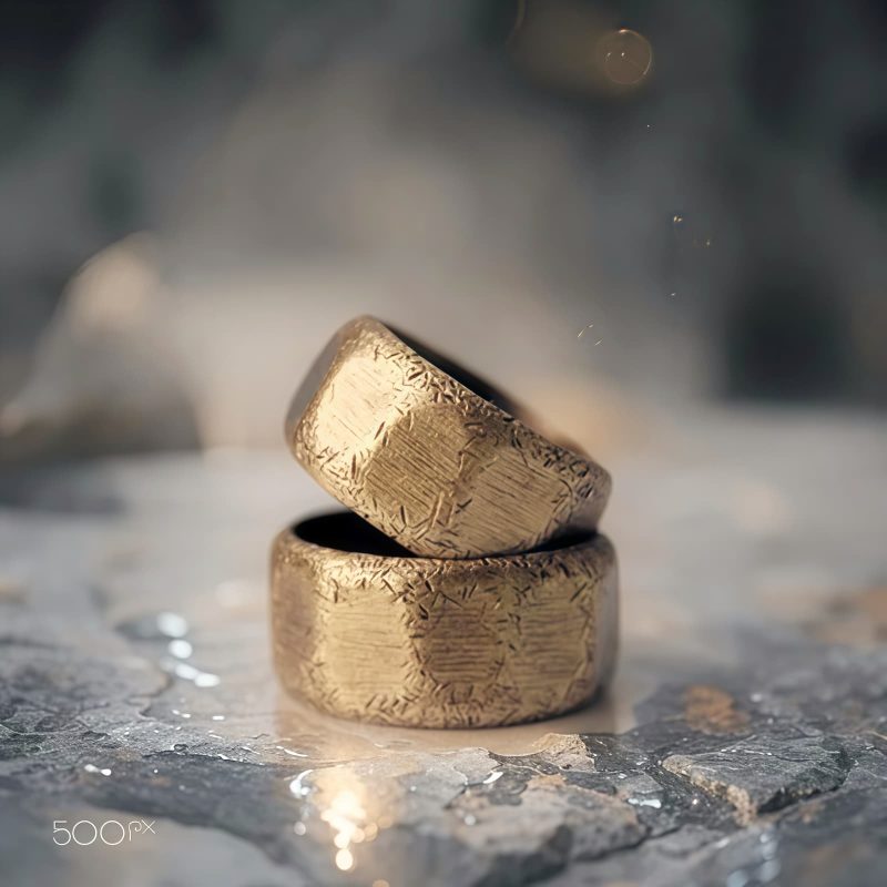 Tibetan Copper Brass Wealth Ring Tibetan Copper Brass Wealth Ring