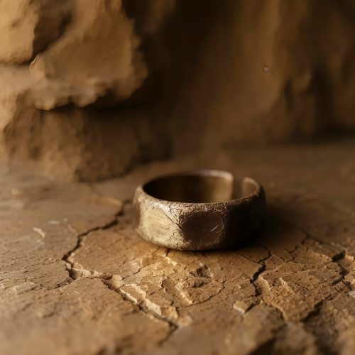 Anillo Tibetano de Cobre y Latón para la Abundancia