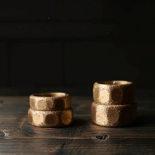 Anillo Tibetano de Cobre y Latón para la Abundancia
