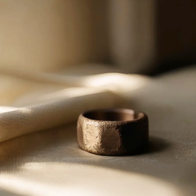 Tibetan Copper Brass Wealth Ring Tibetan Copper Brass Wealth Ring