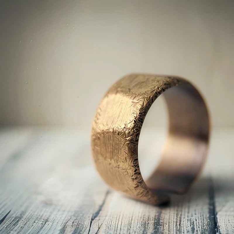Tibetan Copper Brass Wealth Ring Tibetan Copper Brass Wealth Ring