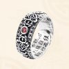 Tibetan Copper Wealth Ring with Ruby Tibetan Copper Wealth Ring with Ruby