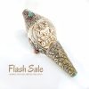 チベット彫刻 法螺貝(シャンカ) 仏教装飾品|招財と精神の静寂 Tibetan Engraved Shankha Buddha Wealth Decor
