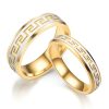 Tibetan Great Wall Pattern Titanium Steel Ring Tibetan Great Wall Pattern Titanium Steel Ring