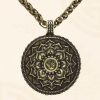 Tibetan Love Peace Flower Necklace Tibetan Love Peace Flower Necklace