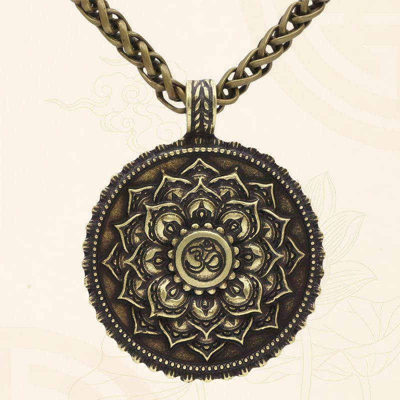 Tibetan Love Peace Flower Necklace Tibetan Love Peace Flower Necklace