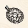 Tibetan Love Peace Flower Necklace Tibetan Love Peace Flower Necklace