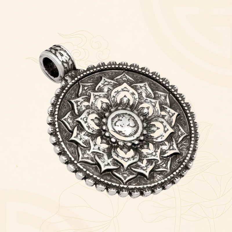 Tibetan Love Peace Flower Necklace Tibetan Love Peace Flower Necklace