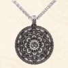 Tibetan Love Peace Flower Necklace Tibetan Love Peace Flower Necklace