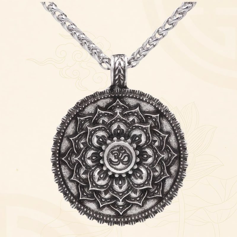Tibetan Love Peace Flower Necklace Tibetan Love Peace Flower Necklace