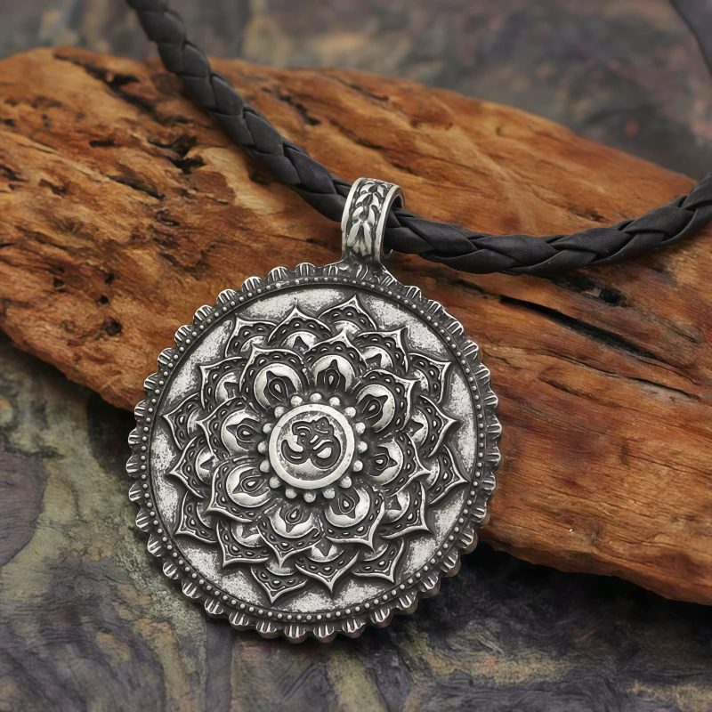 Tibetan Love Peace Flower Necklace Tibetan Love Peace Flower Necklace