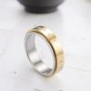 Tibetan Mantra Rotatable Titanium Steel Ring Tibetan Mantra Rotatable Titanium Steel Ring
