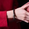 Tibetan Nine-Eye Dzi Bead Wealth Power Bracelet Tibetan Nine-Eye Dzi Bead Wealth Power Bracelet