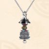 Tibetan Om Mani Padme Hum Dorje Vajra Strength Necklace Pendant Tibetan Om Mani Padme Hum Dorje Vajra Strength Necklace Pendant