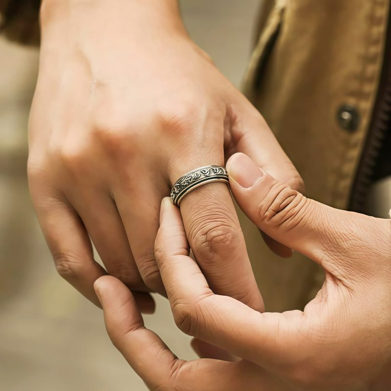 Tibetischer Om Mani Padme Hum PiXiu Ring für Wohlstand & Glück Tibetan Om Mani Padme Hum PiXiu Wealth Luck Ring