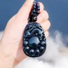 Tibetan PiXiu Rainbow Obsidian Necklace Tibetan PiXiu Rainbow Obsidian Necklace