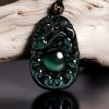Tibetan PiXiu Rainbow Obsidian Necklace Tibetan PiXiu Rainbow Obsidian Necklace