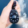 Tibetan PiXiu Rainbow Obsidian Necklace Tibetan PiXiu Rainbow Obsidian Necklace