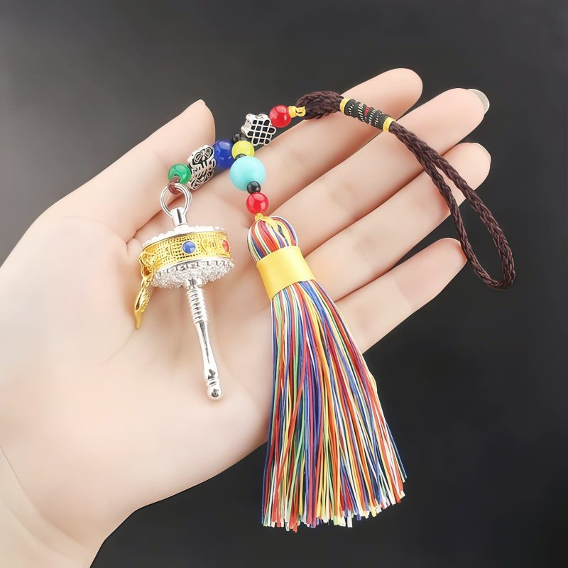 Tibetan Prayer Wheel Car Hanging Ornament Tibetan Prayer Wheel Car Hanging Ornament