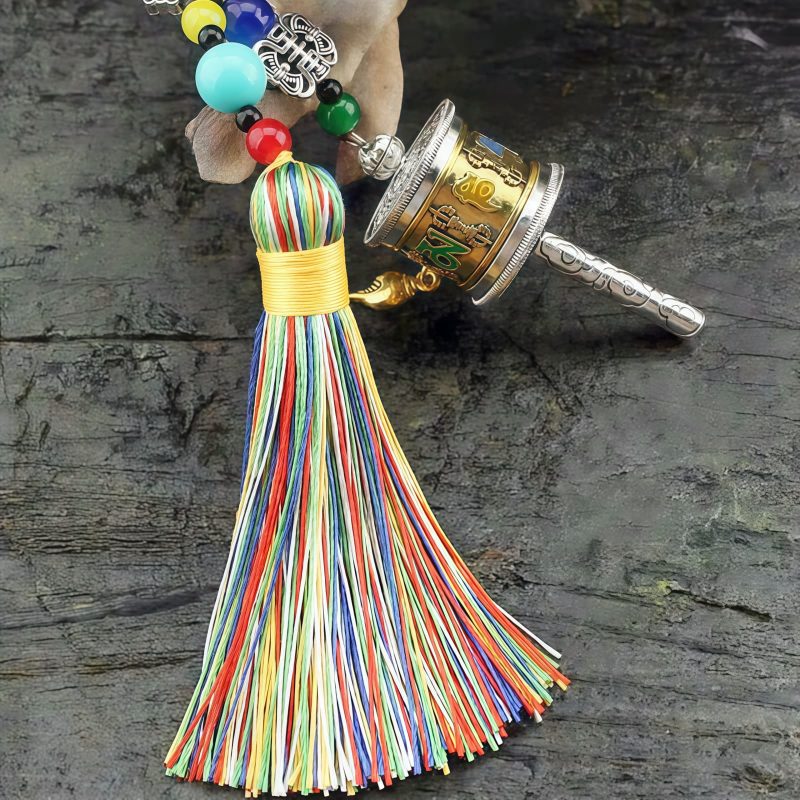 Tibetan Prayer Wheel Car Hanging Ornament Tibetan Prayer Wheel Car Hanging Ornament