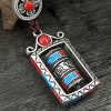 Six True Words Tibetan Prayer Wheel Keychain Six True Words Tibetan Prayer Wheel Keychain