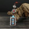 Six True Words Tibetan Prayer Wheel Keychain Six True Words Tibetan Prayer Wheel Keychain