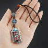 Six True Words Tibetan Prayer Wheel Keychain Six True Words Tibetan Prayer Wheel Keychain