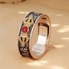 Tibetan Red Agate Dorje Vajra Ring Tibetan Red Agate Dorje Vajra Ring