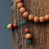 Tibetan Rudraksha Bodhi Seed Agate Bracelet
