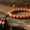 Tibetan Rudraksha Bodhi Seed Agate Bracelet