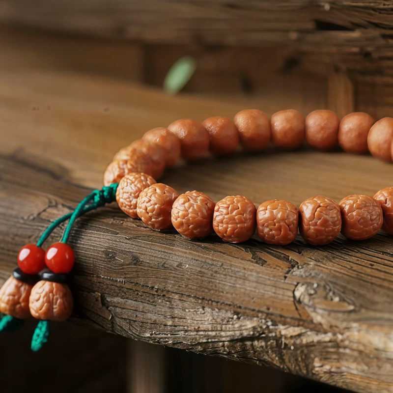 Tibetan Rudraksha Bodhi Seed Agate Bracelet