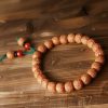 Tibetan Rudraksha Bodhi Seed Agate Bracelet