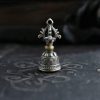 Tibetan 925 Silver Om Mani Padme Hum Dorje Pendant Tibetan 925 Silver Om Mani Padme Hum Dorje Pendant
