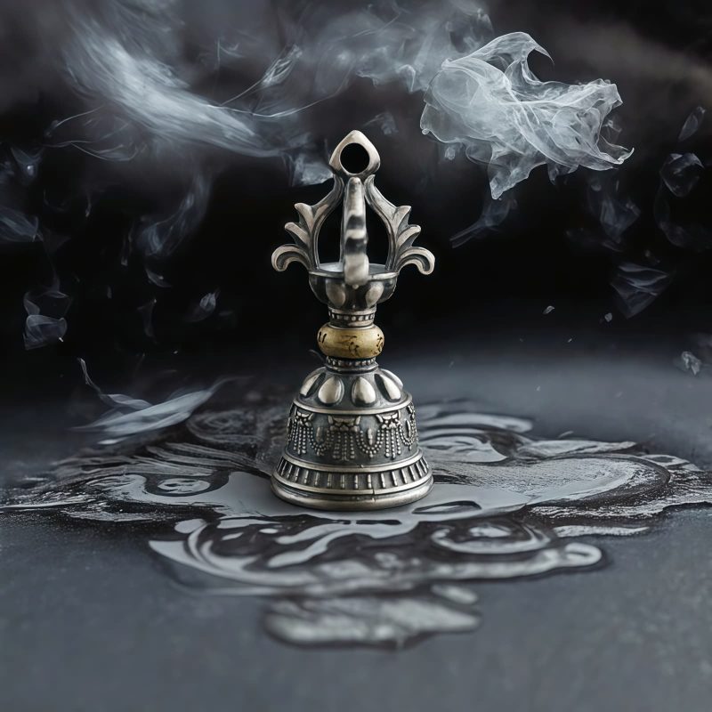 Tibetan 925 Silver Om Mani Padme Hum Dorje Pendant Tibetan 925 Silver Om Mani Padme Hum Dorje Pendant