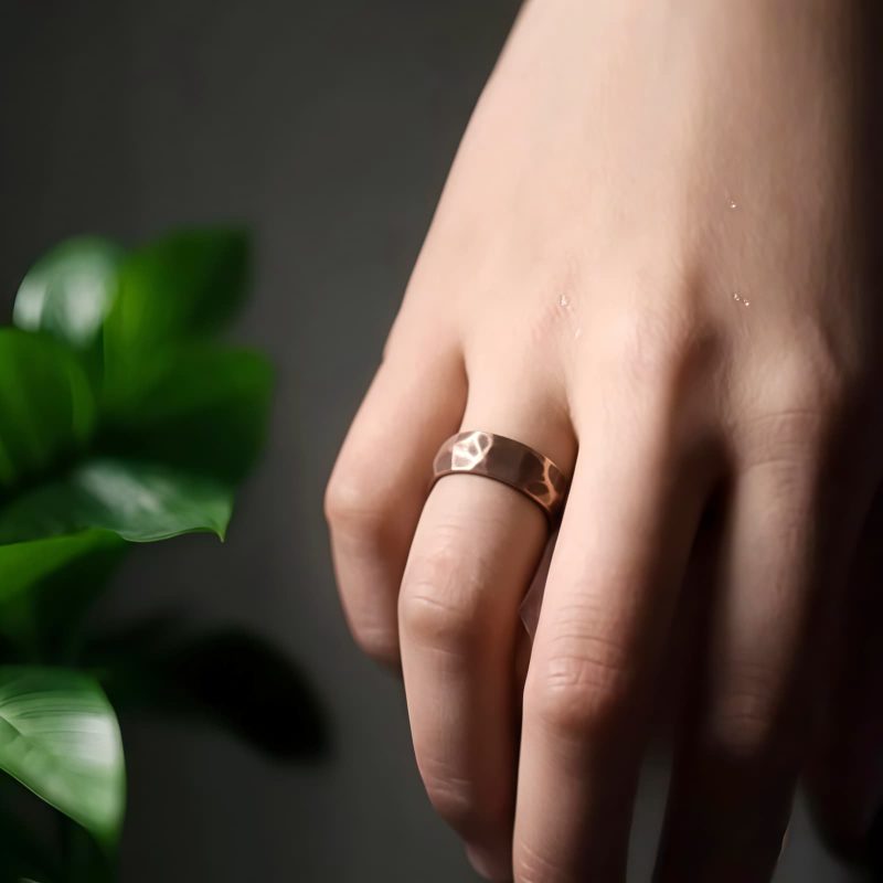 Tibetan Simple Design Copper Wealth Ring Tibetan Simple Design Copper Wealth Ring