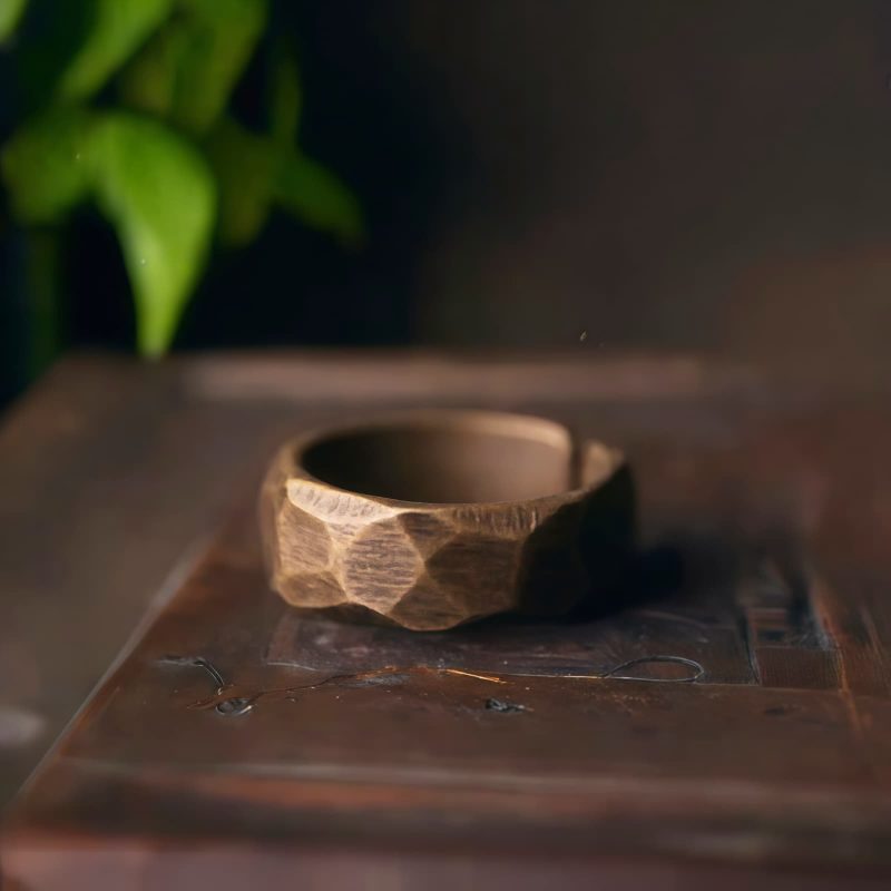 Tibetan Simple Design Copper Wealth Ring Tibetan Simple Design Copper Wealth Ring