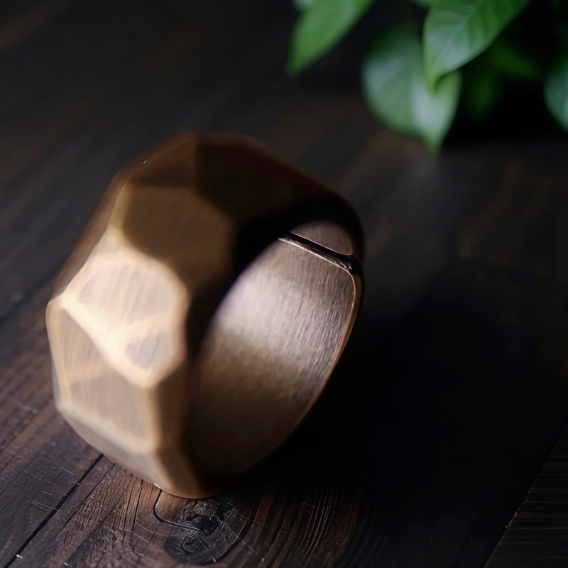 Tibetan Simple Design Copper Wealth Ring Tibetan Simple Design Copper Wealth Ring