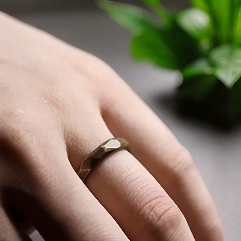 Tibetan Simple Design Copper Wealth Ring Tibetan Simple Design Copper Wealth Ring