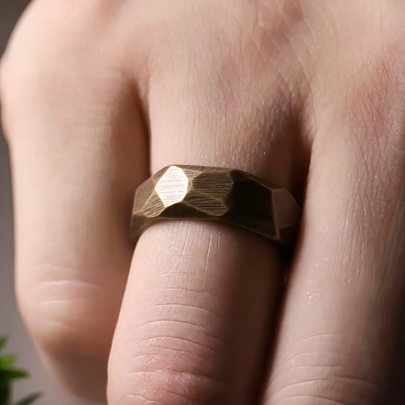 Tibetan Simple Design Copper Wealth Ring Tibetan Simple Design Copper Wealth Ring