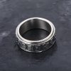 Tibetan Om Mani Padme Hum Titanium Steel Spinner Ring Tibetan Om Mani Padme Hum Titanium Steel Spinner Ring