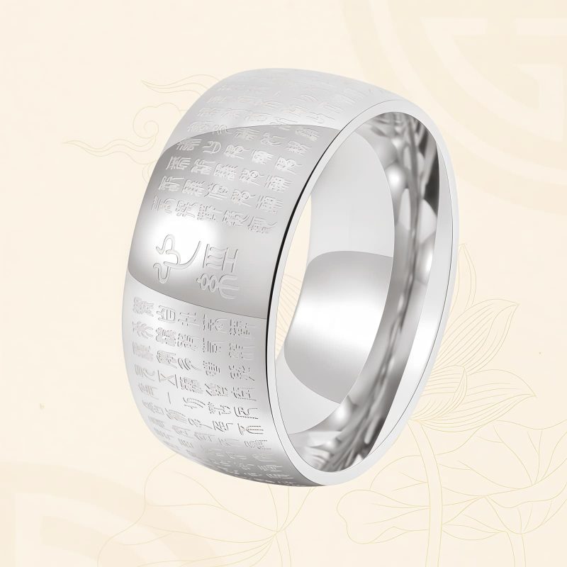 Tibetan Titanium Steel Balance Ring Tibetan Titanium Steel Balance Ring