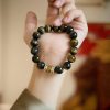 Tiger Eye Courage Bracelet with Six True Words Tiger Eye Courage Bracelet with Six True Words