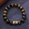 Tiger Eye Courage Bracelet with Six True Words Tiger Eye Courage Bracelet with Six True Words