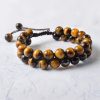 Protection Tiger's Eye Lava Rock Bracelet Protection Tiger's Eye Lava Rock Bracelet