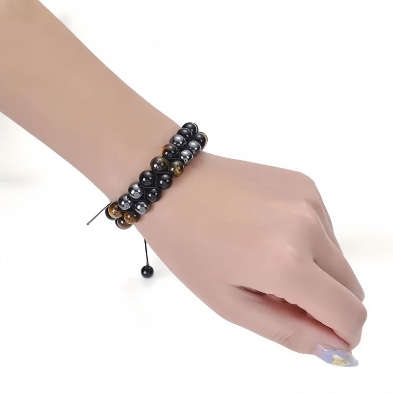 Protection Tiger's Eye Lava Rock Bracelet Protection Tiger's Eye Lava Rock Bracelet