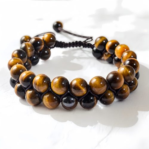 Protection Tiger's Eye Lava Rock Bracelet Protection Tiger's Eye Lava Rock Bracelet